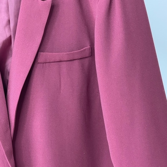 JustFab size 3X two way convertible zip one button blazer - Picture 9 of 16